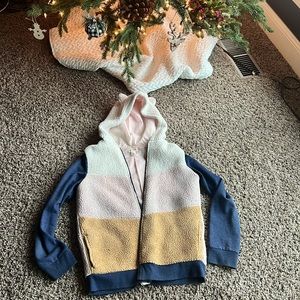 Cat color block jacket